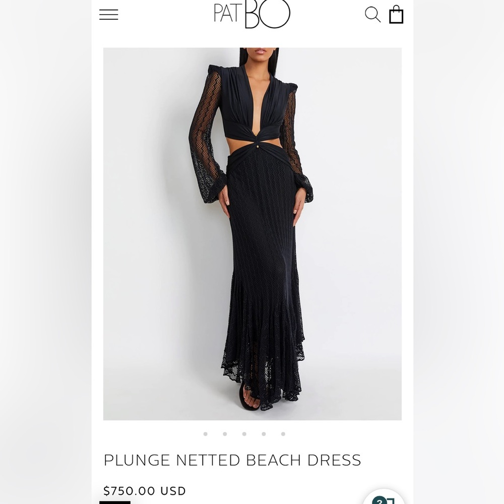 PatBO Netted Beach Dress